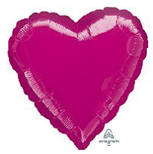 18" Heart Shape Mylars - Let's Party! Event Decor & Party Supplies