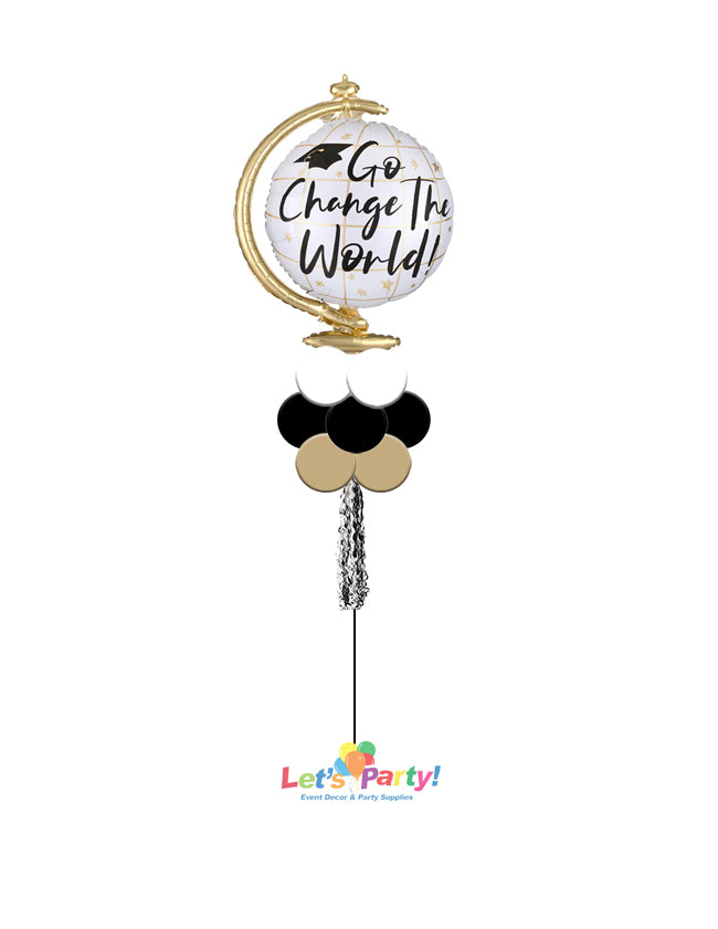 Go Change the World - Yard Balloon Art - Let's Party! Event Decor & Party Supplies
