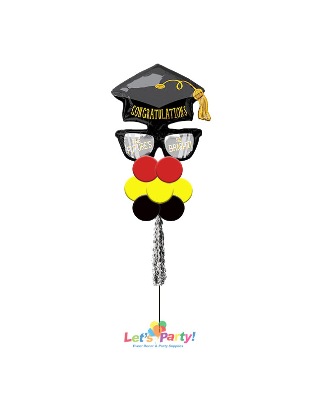 Congratulations Grad Cap - Yard Balloon Art - Let's Party! Event Decor & Party Supplies