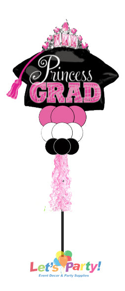 Princess Grad - Yard Balloon Art - Let's Party! Event Decor & Party Supplies