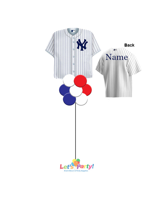 MLB Team "Personalized Jersey" - Yard Balloon Art - Let's Party! Event Decor & Party Supplies