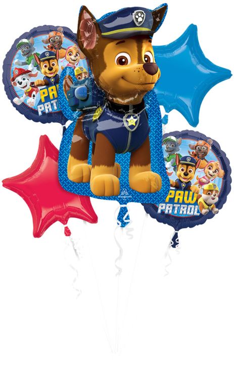 Paw Patrol Balloon Bouquet - Let's Party! Event Decor & Party Supplies